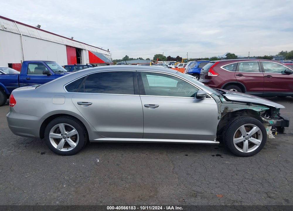 2012 VOLKSWAGEN PASSAT 2.5L SE VIN: 1VWBP7A36CC043926