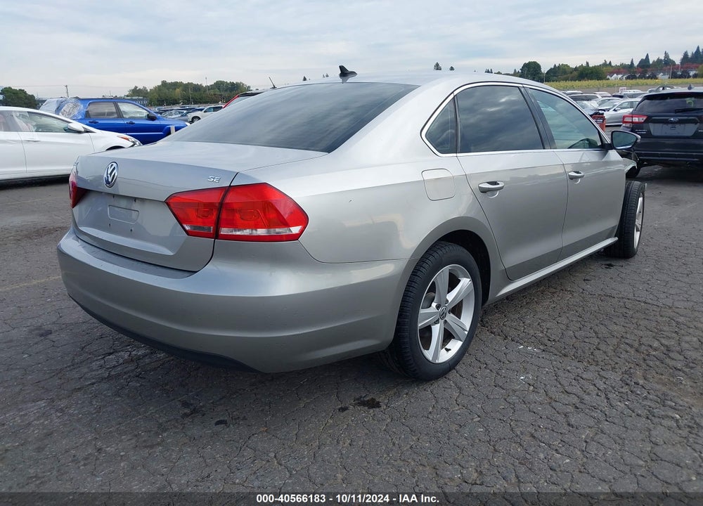 2012 VOLKSWAGEN PASSAT 2.5L SE VIN: 1VWBP7A36CC043926