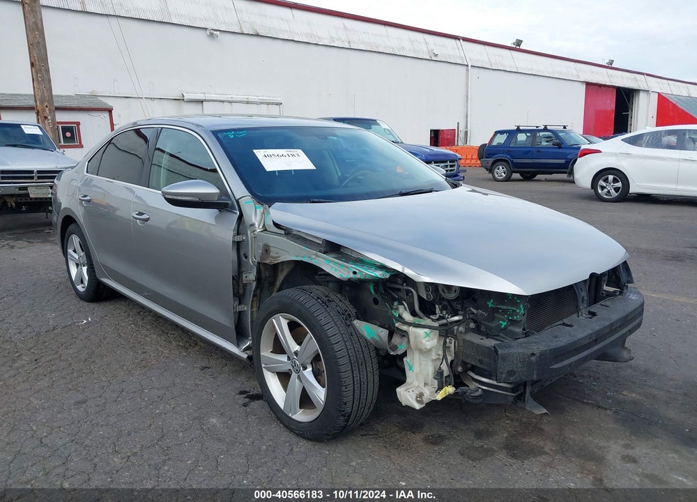 2012 VOLKSWAGEN PASSAT 2.5L SE VIN: 1VWBP7A36CC043926