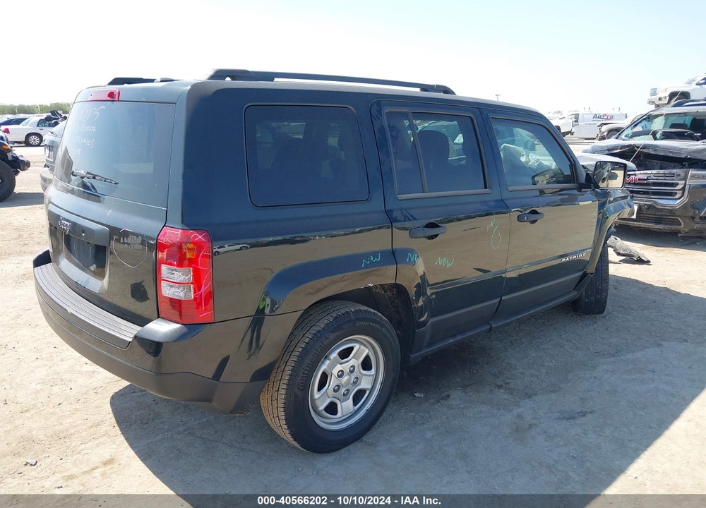 2013 JEEP PATRIOT SPORT VIN: 1C4NJPBA9DD186833