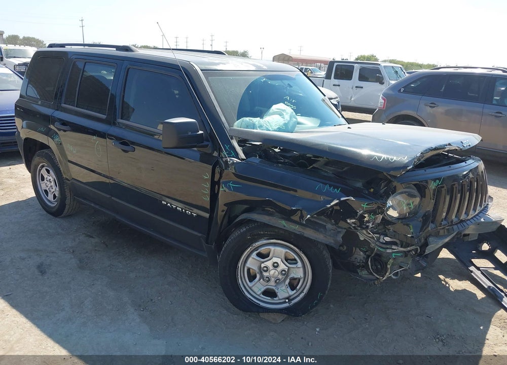 2013 JEEP PATRIOT SPORT VIN: 1C4NJPBA9DD186833