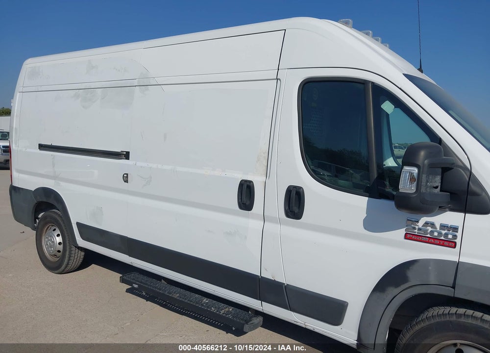2018 RAM PROMASTER 2500 HIGH ROOF 159 WB VIN: 3C6TRVDG6JE140156