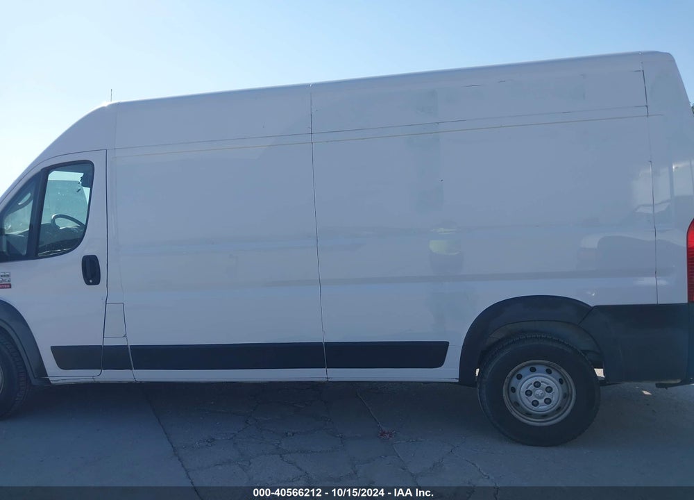 2018 RAM PROMASTER 2500 HIGH ROOF 159 WB VIN: 3C6TRVDG6JE140156