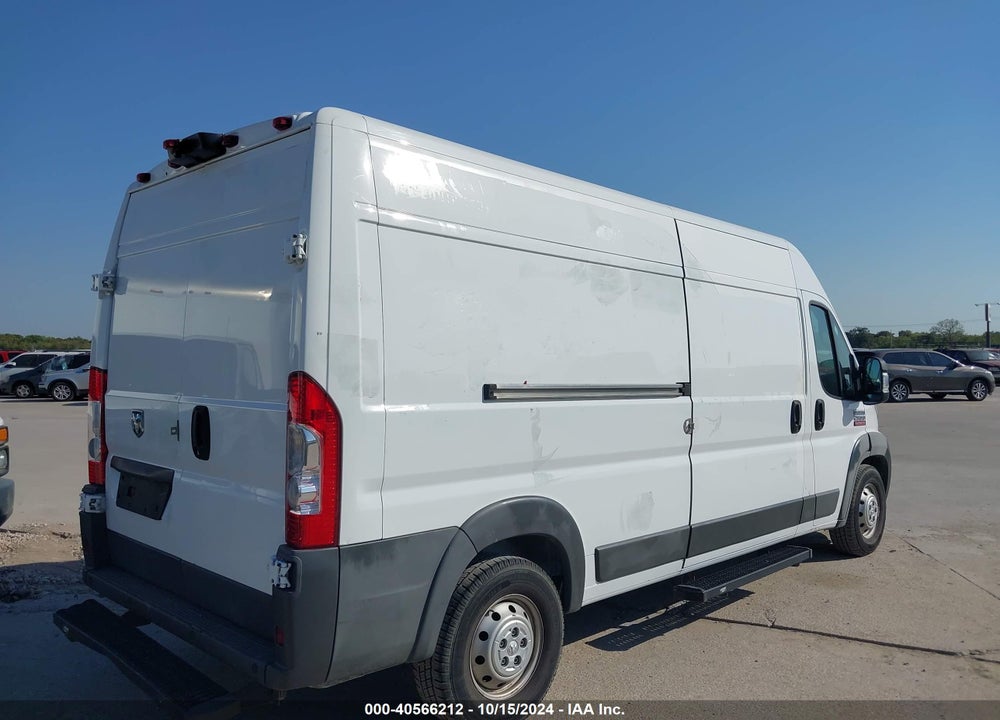 2018 RAM PROMASTER 2500 HIGH ROOF 159 WB VIN: 3C6TRVDG6JE140156