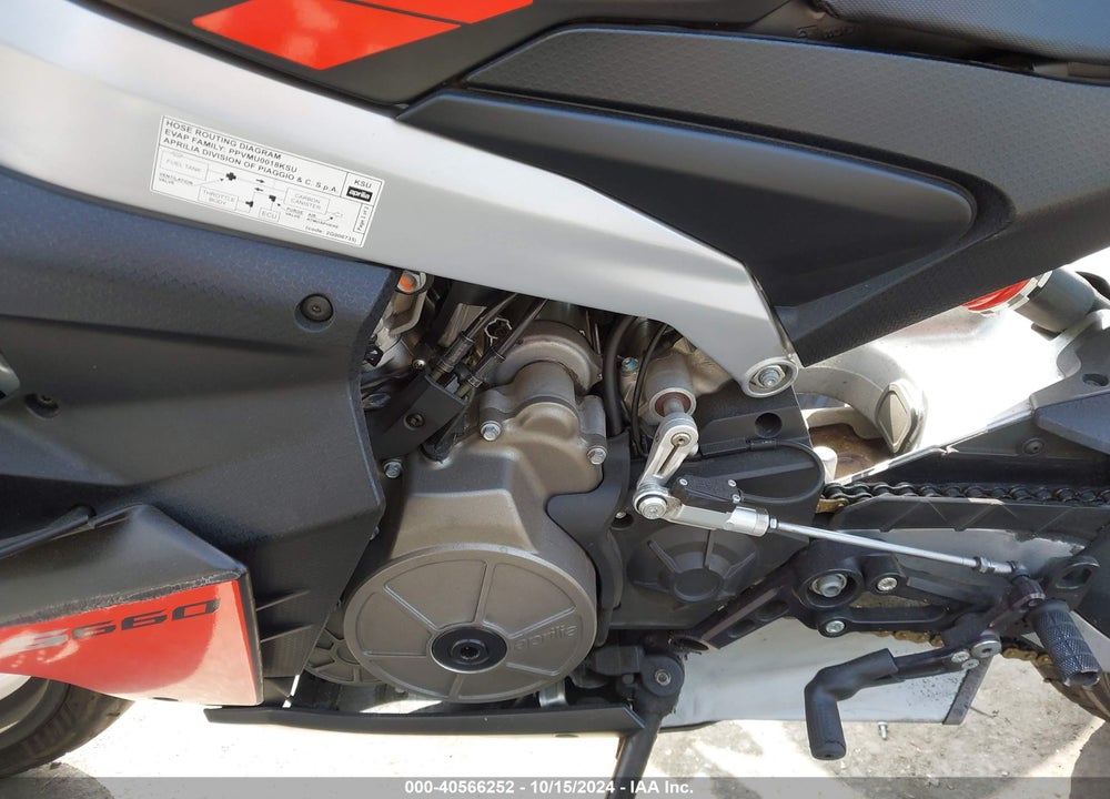 2023 APRILIA RS 660 VIN: ZD4KSUG01PS001015