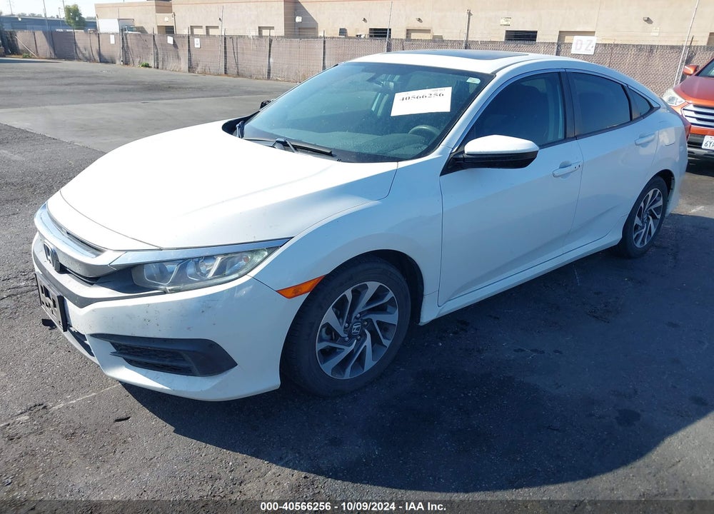 2018 HONDA CIVIC EX VIN: 2HGFC2F76JH518968
