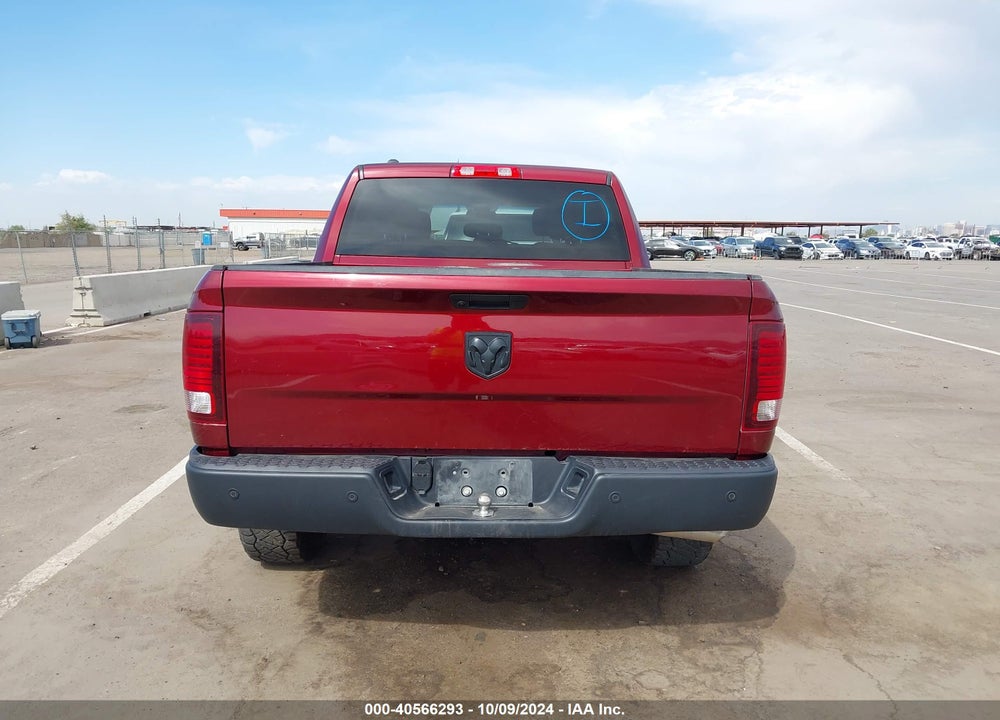 2024 RAM 1500 CLASSIC WARLOCK 4X2 5'7 BOX VIN: 1C6RR6LGXRS123810