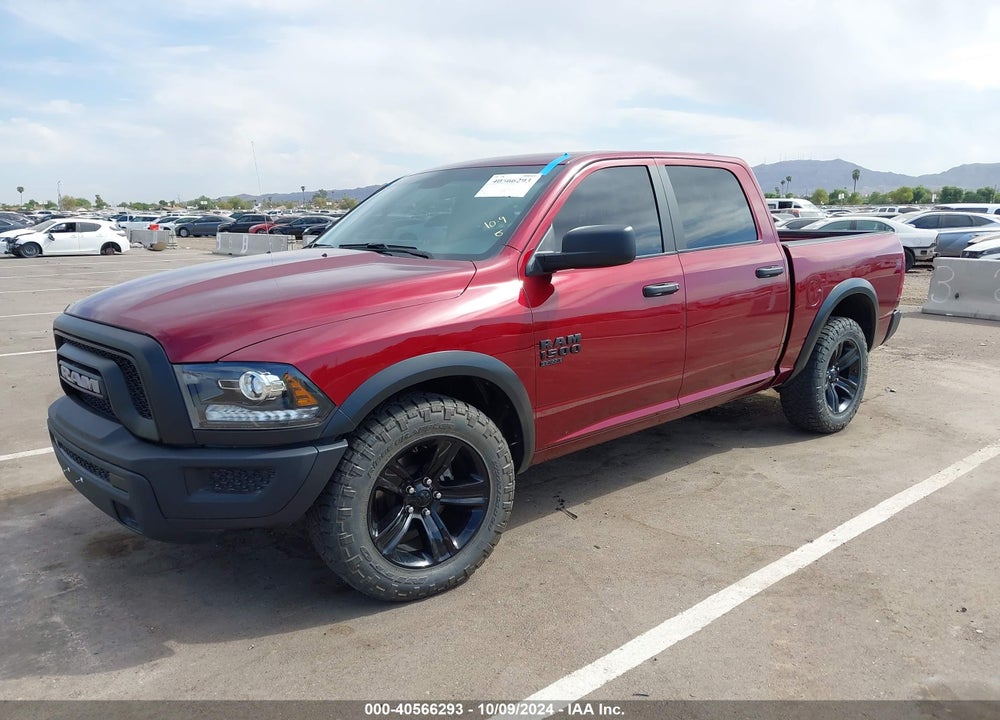 2024 RAM 1500 CLASSIC WARLOCK 4X2 5'7 BOX VIN: 1C6RR6LGXRS123810
