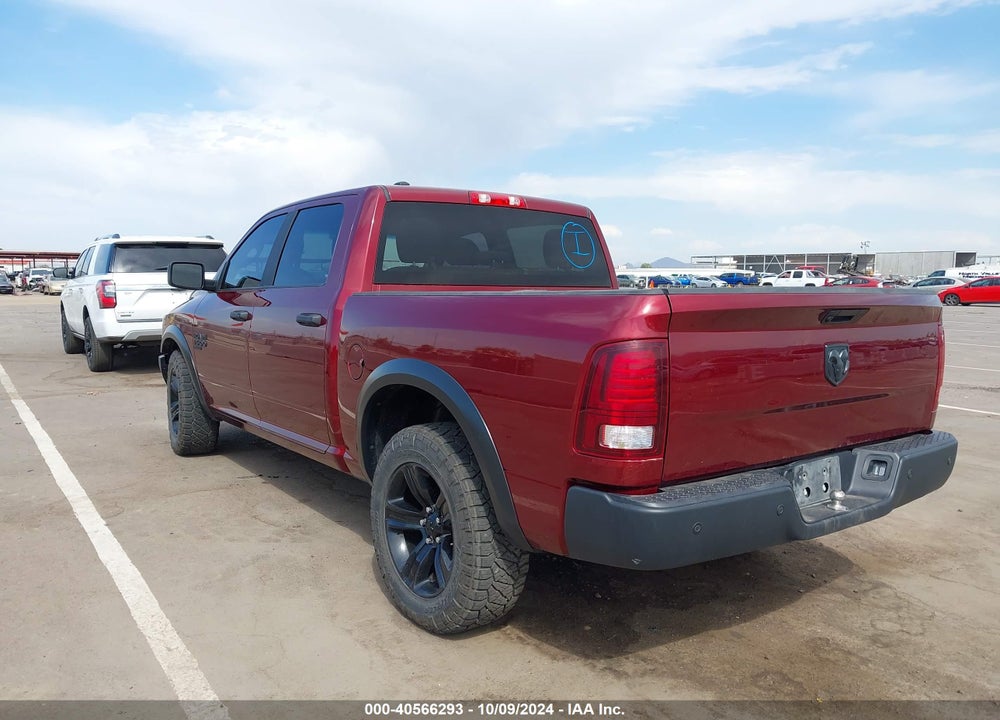 2024 RAM 1500 CLASSIC WARLOCK 4X2 5'7 BOX VIN: 1C6RR6LGXRS123810