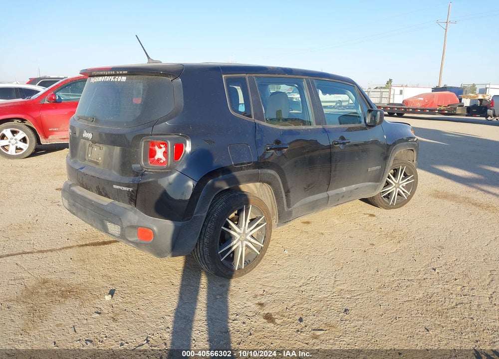 2016 JEEP RENEGADE SPORT VIN: ZACCJAAT7GPD40436