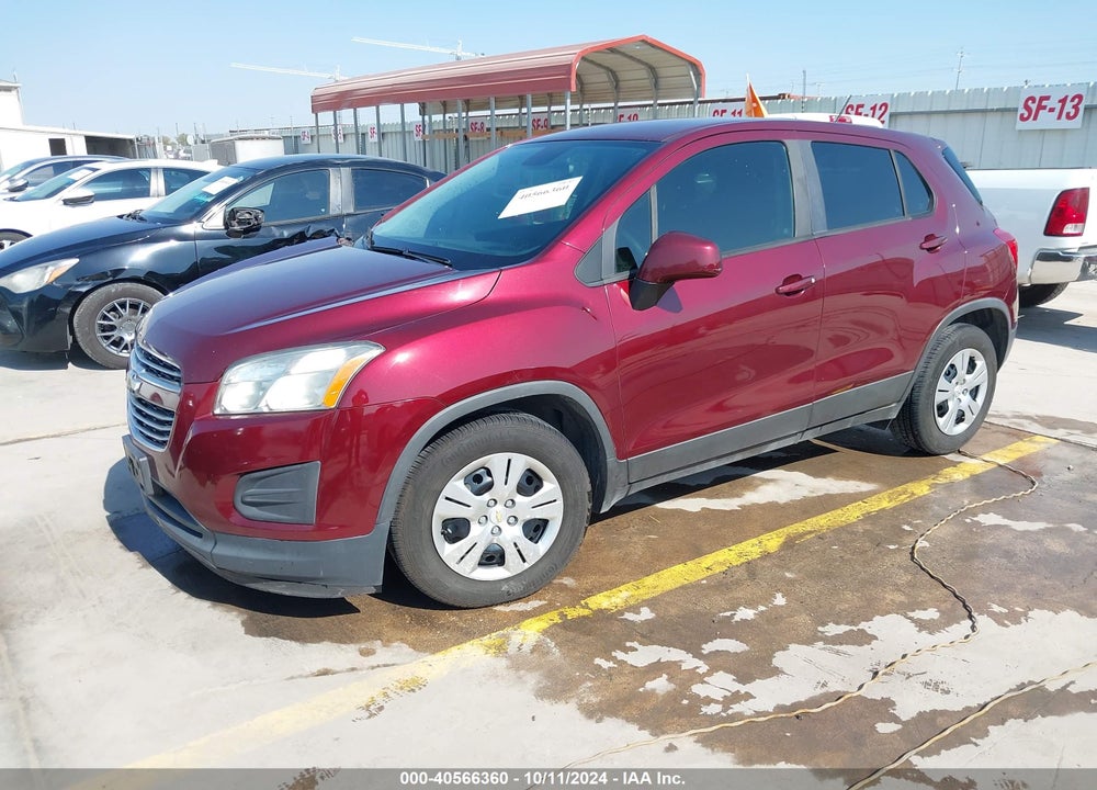 2016 CHEVROLET TRAX 1LS VIN: 3GNCJKSB9GL262754