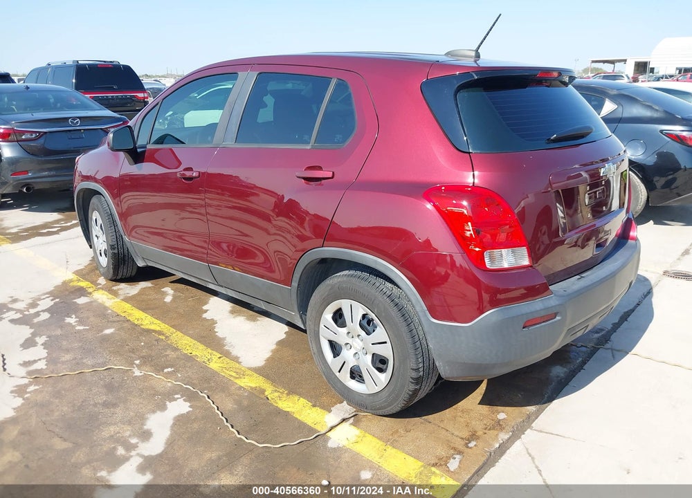 2016 CHEVROLET TRAX 1LS VIN: 3GNCJKSB9GL262754