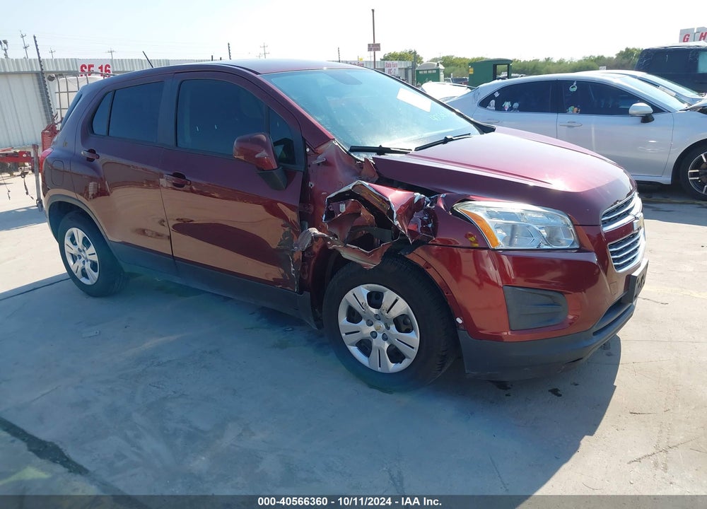 2016 CHEVROLET TRAX 1LS VIN: 3GNCJKSB9GL262754