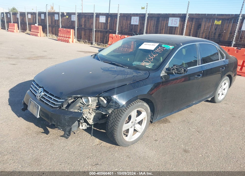 2012 VOLKSWAGEN PASSAT 2.5L SE VIN: 1VWBP7A3XCC082504