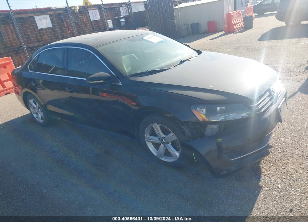 2012 VOLKSWAGEN PASSAT 2.5L SE VIN: 1VWBP7A3XCC082504