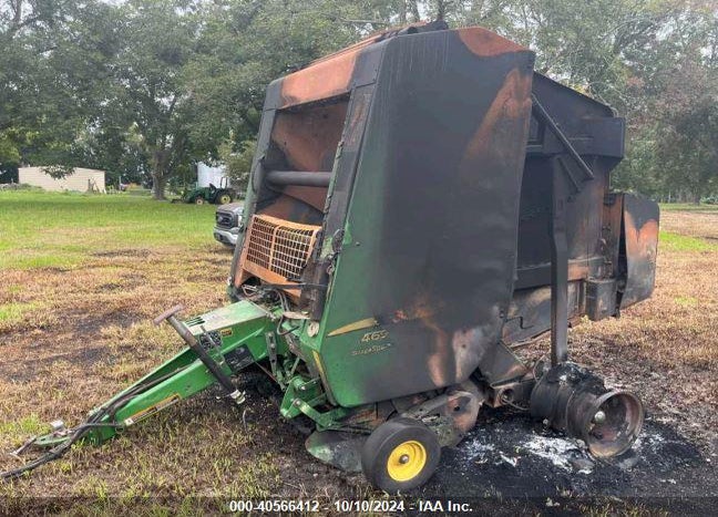2016 JOHN DEERE 469S SILAGE ROUND BALER VIN: 1E00469CGG423388