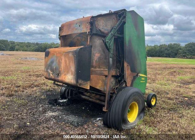 2016 JOHN DEERE 469S SILAGE ROUND BALER VIN: 1E00469CGG423388