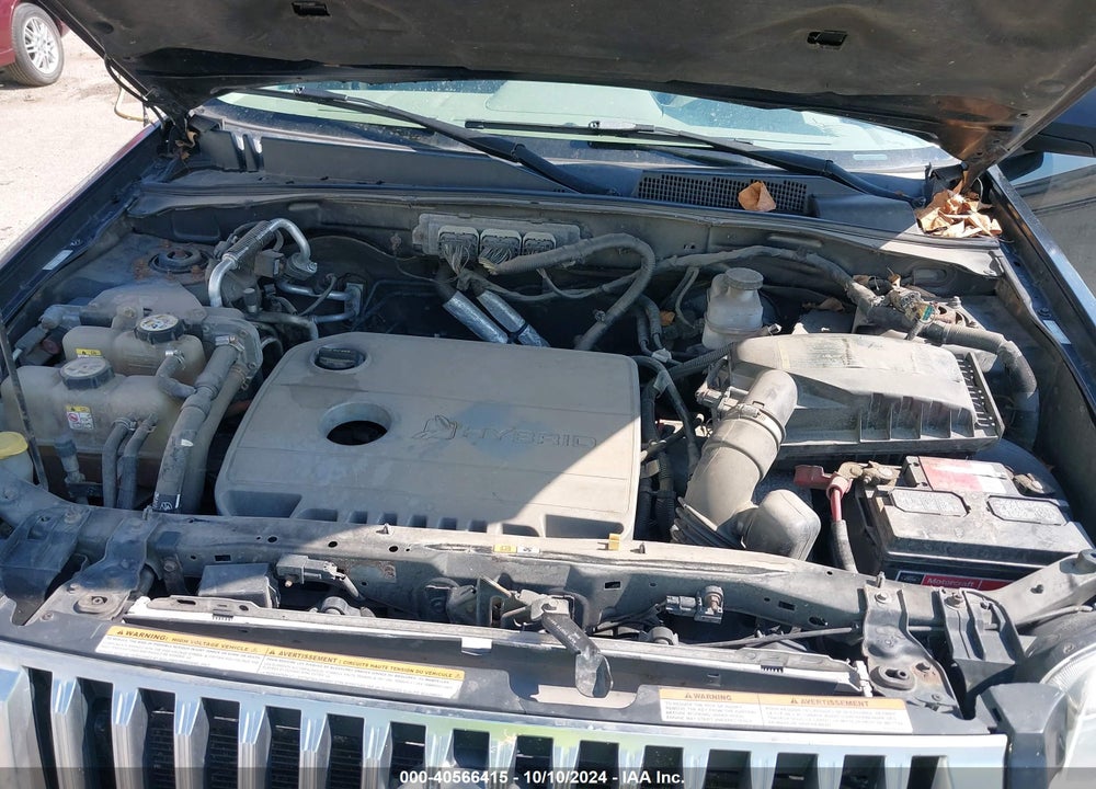 2009 MERCURY MARINER HYBRID VIN: 4M2CU39389KJ13786