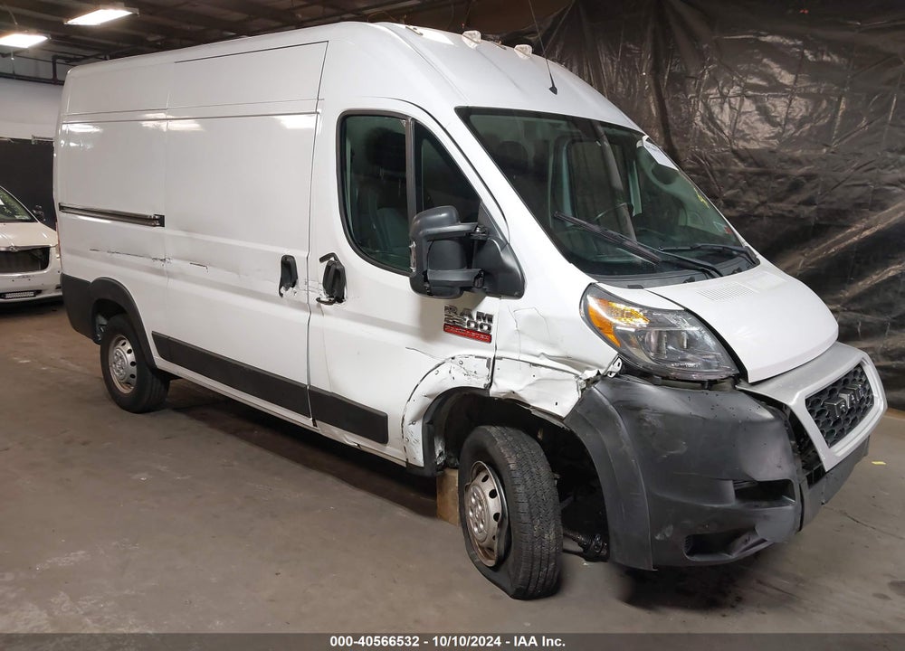 2019 RAM PROMASTER 2500 HIGH ROOF 136 WB VIN: 3C6TRVCG1KE539382