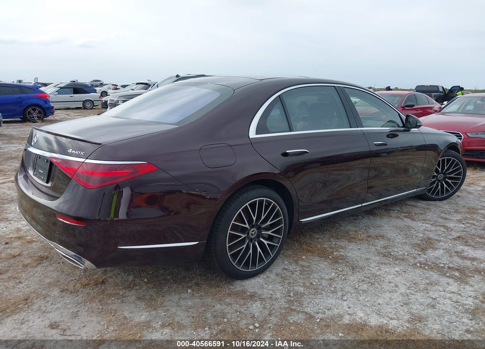 2022 MERCEDES-BENZ S 500 4MATIC VIN: W1K6G6DB4NA135641