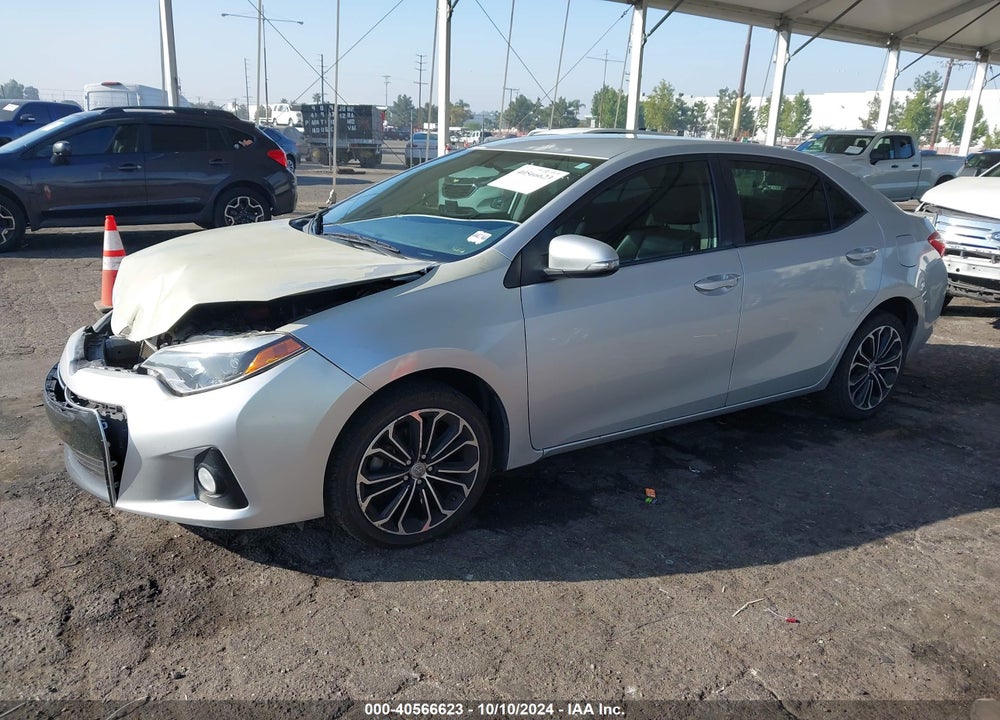 2015 TOYOTA COROLLA S PLUS VIN: 5YFBURHE4FP302049