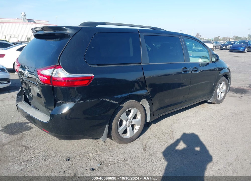 2016 TOYOTA SIENNA LE 8 PASSENGER VIN: 5TDKK3DC4GS755717