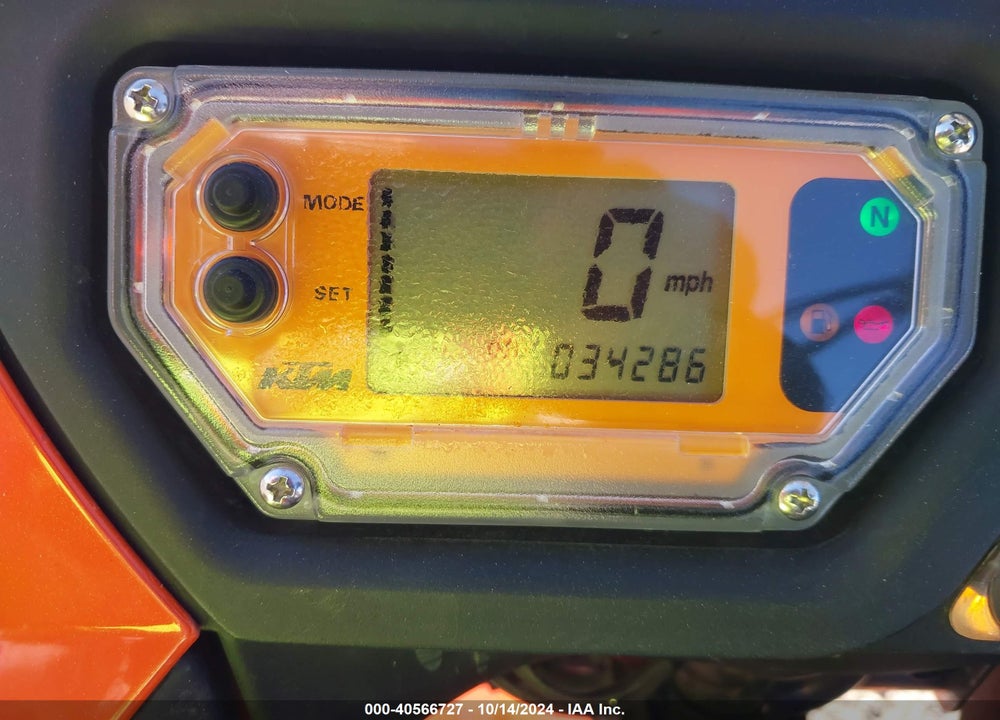 2007 KTM 950 ADVENTURE VIN: VBKVA44077M935960
