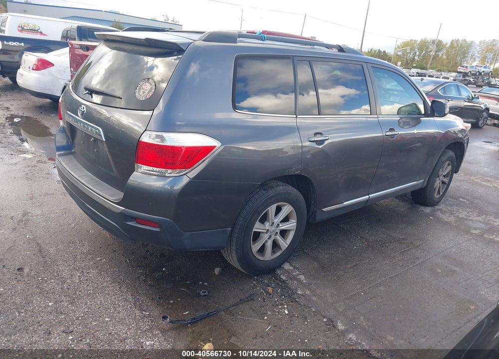 2013 TOYOTA HIGHLANDER BASE PLUS VIN: 5TDZA3EH6DS035889