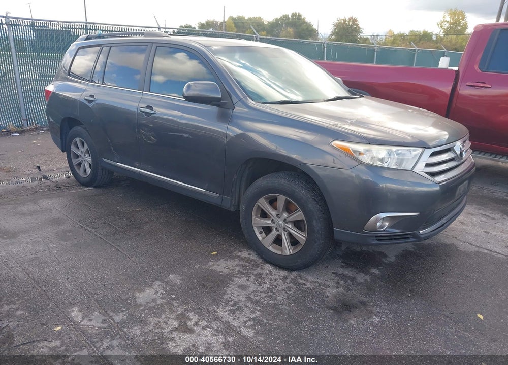 2013 TOYOTA HIGHLANDER BASE PLUS VIN: 5TDZA3EH6DS035889