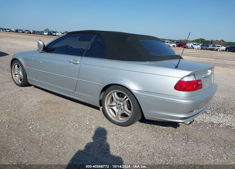 2001 BMW 330CI VIN: WBABS53461JU80567