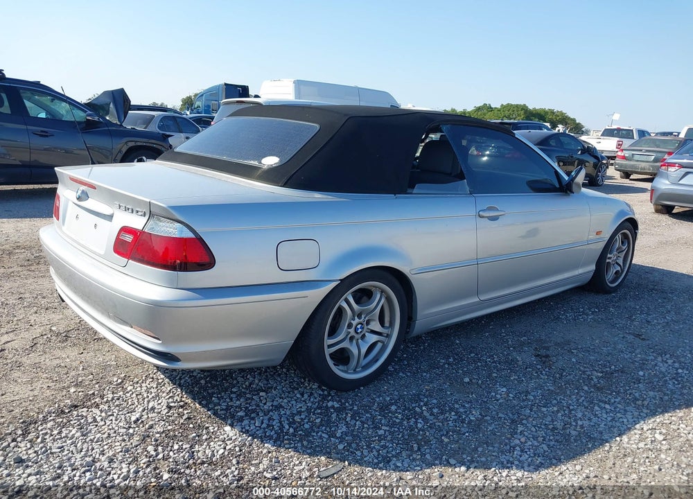 2001 BMW 330CI VIN: WBABS53461JU80567