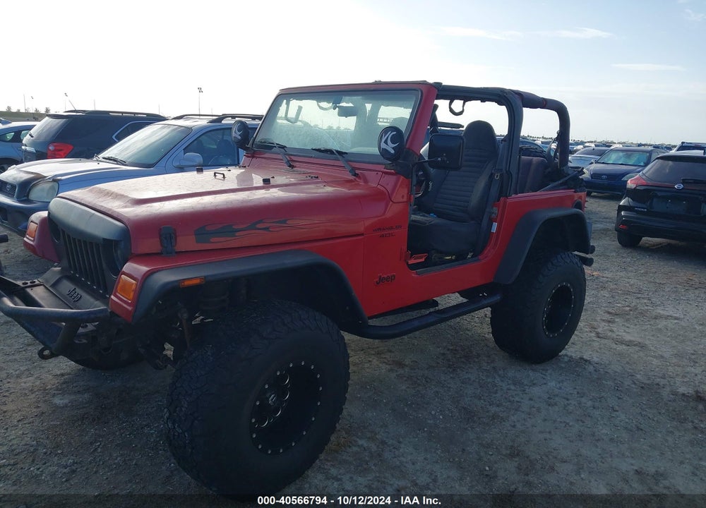 2000 JEEP WRANGLER SPORT VIN: 1J4FA49S7YP780742