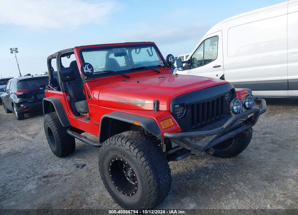 2000 JEEP WRANGLER SPORT VIN: 1J4FA49S7YP780742