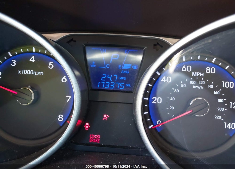 2014 HYUNDAI TUCSON GLS VIN: KM8JT3AF8EU881848