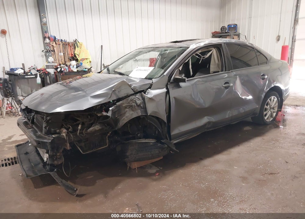 2012 VOLKSWAGEN JETTA 2.5L SE VIN: 3VWDP7AJXCM377205