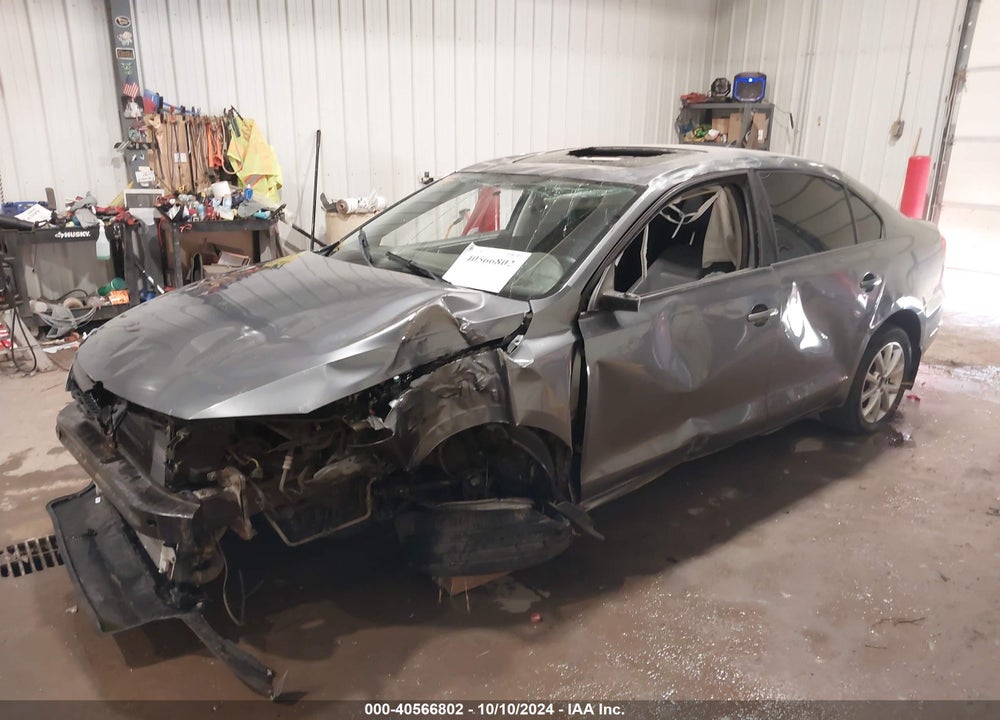2012 VOLKSWAGEN JETTA 2.5L SE VIN: 3VWDP7AJXCM377205