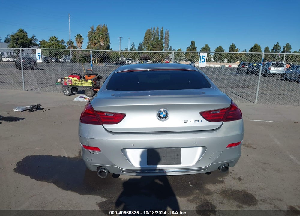 2016 BMW 640I GRAN COUPE VIN: WBA6D0C53GG432263