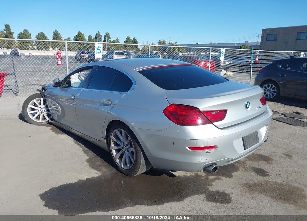 2016 BMW 640I GRAN COUPE VIN: WBA6D0C53GG432263