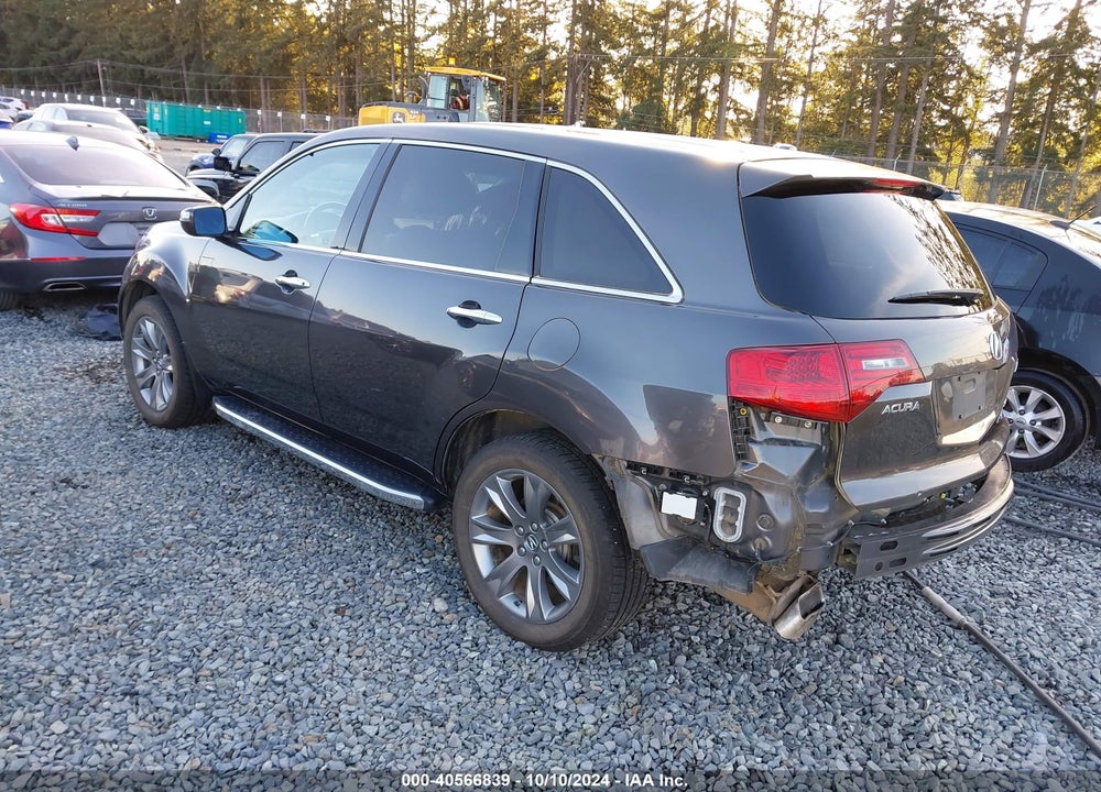 2011 ACURA MDX ADVANCE PACKAGE VIN: 2HNYD2H75BH547990