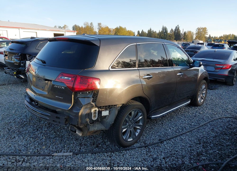 2011 ACURA MDX ADVANCE PACKAGE VIN: 2HNYD2H75BH547990