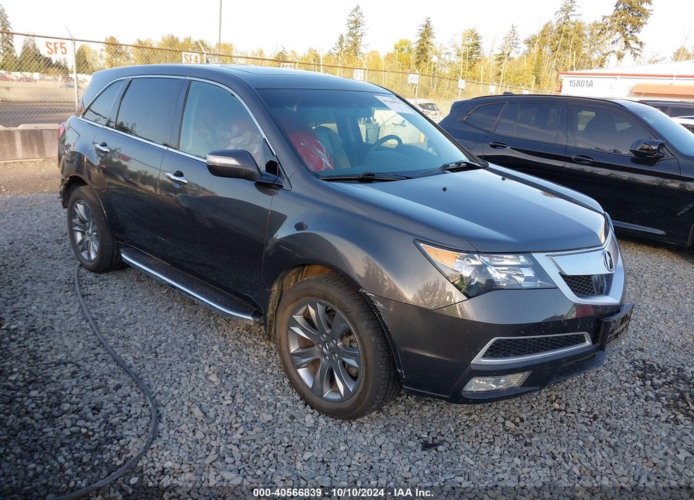 2011 ACURA MDX ADVANCE PACKAGE VIN: 2HNYD2H75BH547990