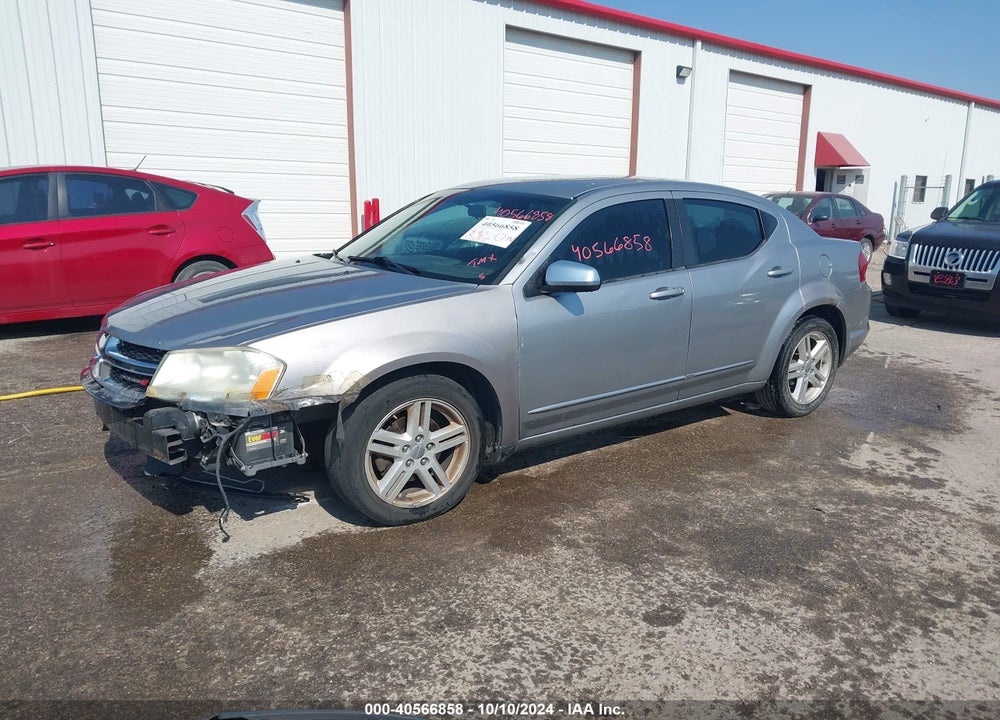 2013 DODGE AVENGER SXT VIN: 1C3CDZCG2DN663503