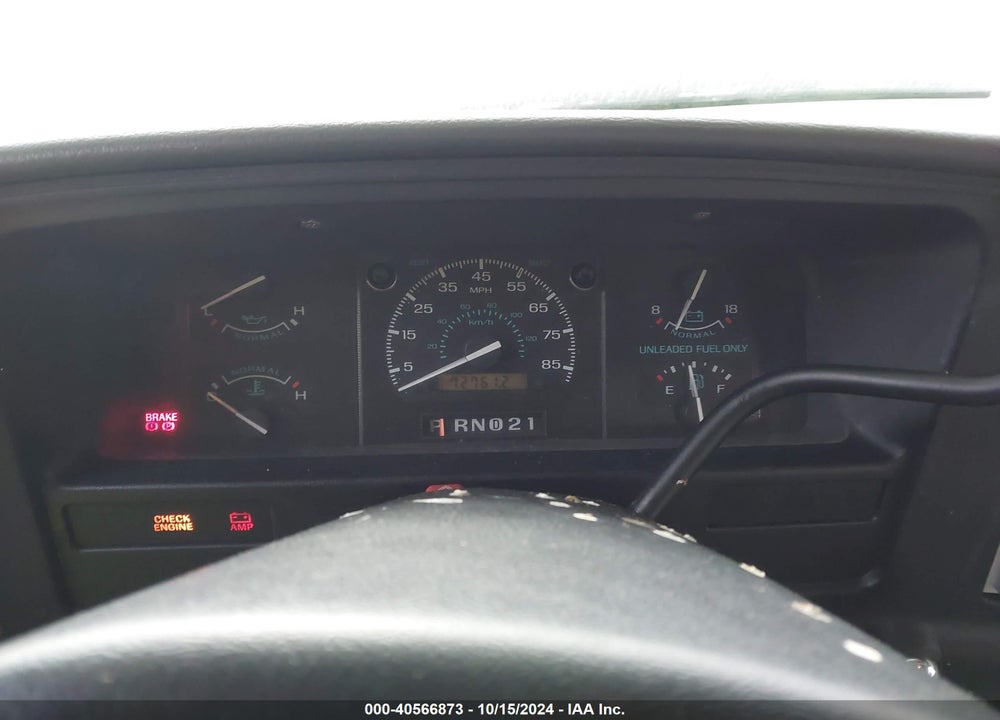1992 FORD ECONOLINE E350 CUTAWAY VAN VIN: 1FDKE30G0NHB03478