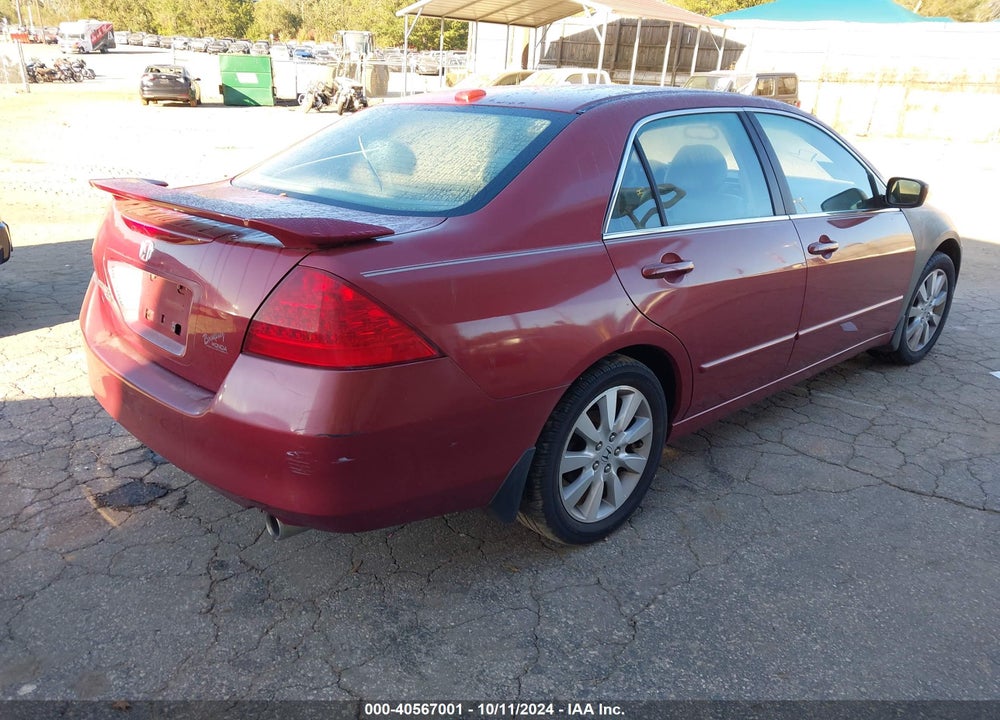 2007 HONDA ACCORD 3.0 EX VIN: 1HGCM66837A066307