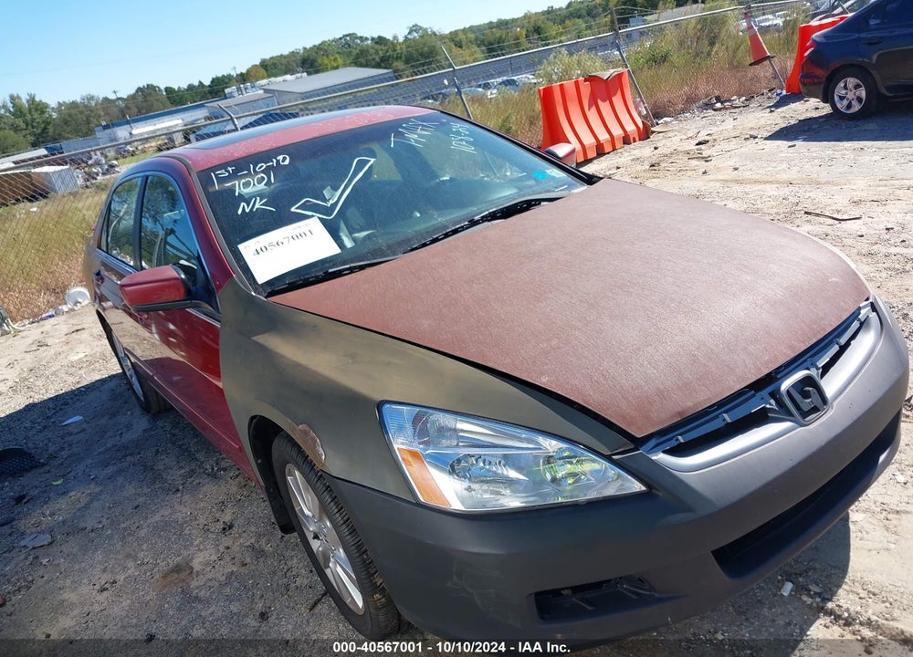 2007 HONDA ACCORD 3.0 EX VIN: 1HGCM66837A066307