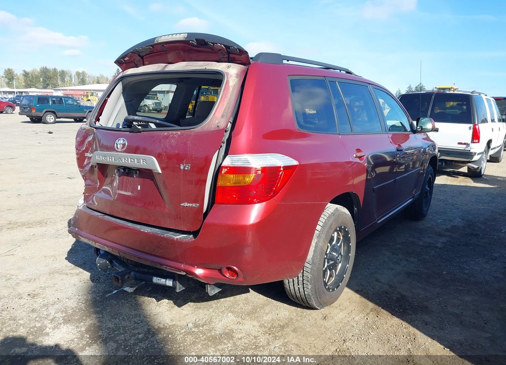 2008 TOYOTA HIGHLANDER VIN: JTEES41A482029219