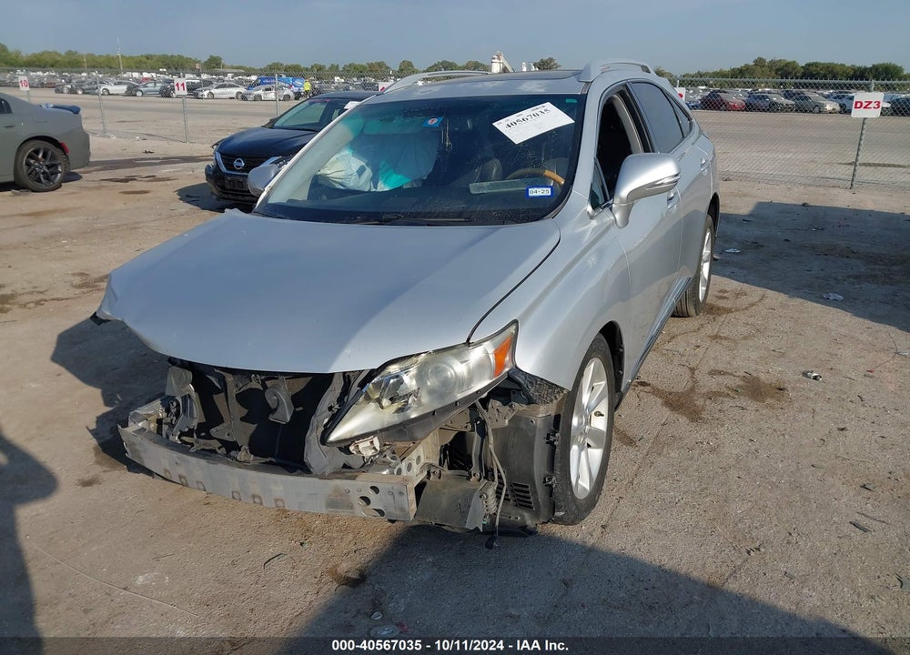 2012 LEXUS RX 350 VIN: 2T2ZK1BA0CC066289