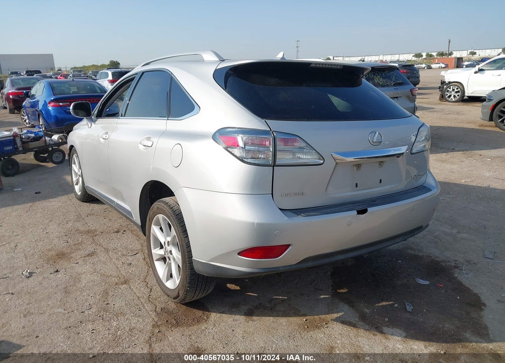 2012 LEXUS RX 350 VIN: 2T2ZK1BA0CC066289