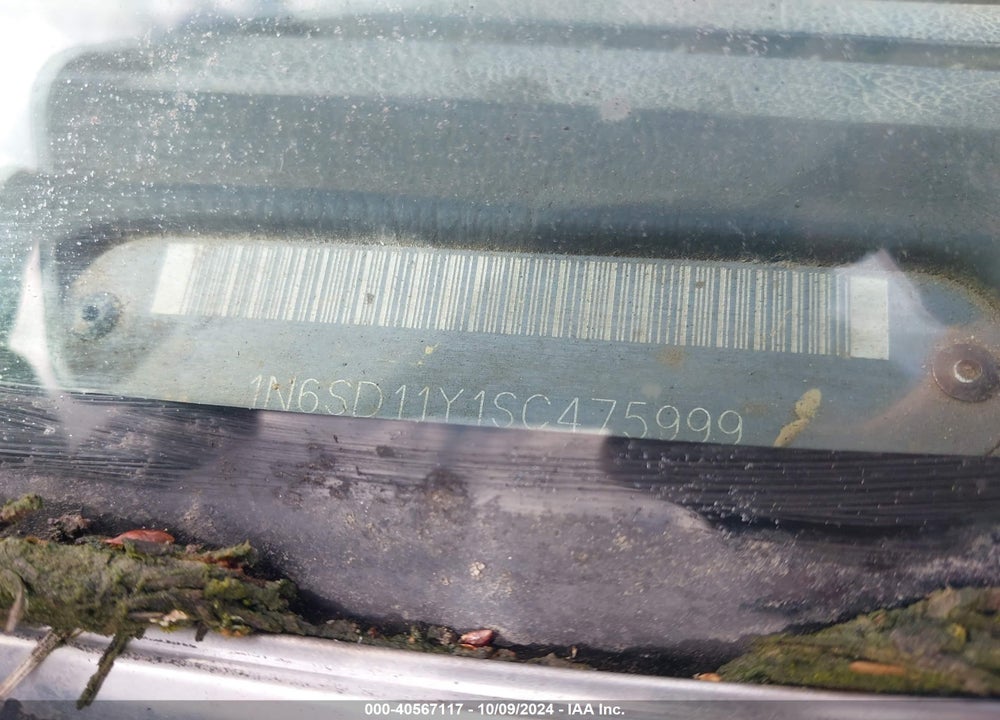 1995 NISSAN TRUCK XE VIN: 1N6SD11Y1SC475999
