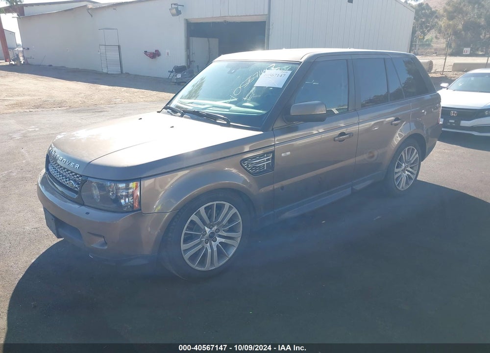 2012 LAND ROVER RANGE ROVER SPORT HSE VIN: SALSK2D41CA759257